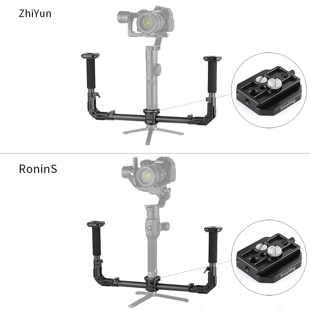 SmallRig Dual Handgrip For Ronin-S & Zhiyun Crane Series 2210 6 SmallRig Dual Handgrip For Ronin-S & Zhiyun Crane Series 2210 - Image 4