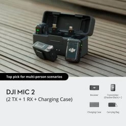 DJI MIc 2 (2 TX + 1 RX + Charging Case) 16 DJI MIc 2 (2 TX + 1 RX + Charging Case) -RAM MOUNTS Store 6116470 6