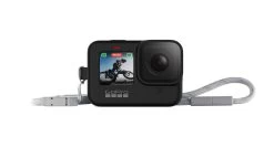 GoPro HERO12 / HERO11 / HERO10 / HERO9 Black Sleeve + Lanyard - Black