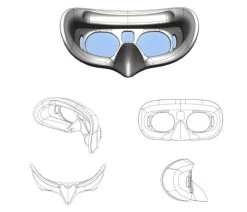 DJI Goggles 2 Foam Padding (Black) -RAM MOUNTS Store AT FP06 4