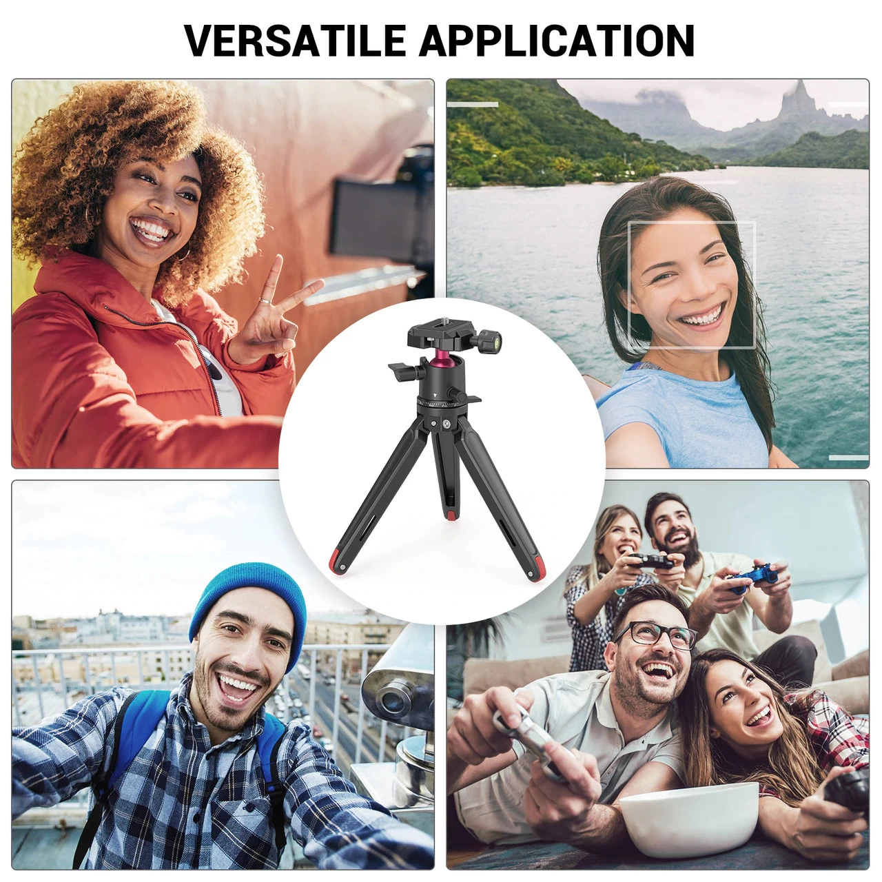 SmallRig Tabletop Mini Tripod With Panoramic Ball Head BUT2664 8 SmallRig Tabletop Mini Tripod With Panoramic Ball Head BUT2664 - Image 6