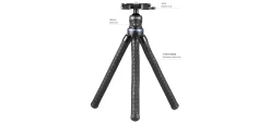 GIZOMOS GP-08ST Mini Flexible Bendable Tripod