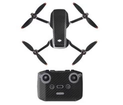 PVC Sticker For DJI MINI 2 (Black Carbon Fibre Pattern)