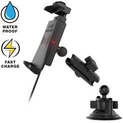 RAM MOUNTS RAM Quick-Grip Waterproof Wireless Charging Suction Cup Mount -RAM MOUNTS Store RAM B 166 UN14W 2