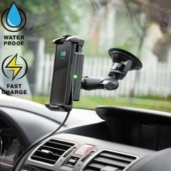 RAM MOUNTS RAM Quick-Grip Waterproof Wireless Charging Suction Cup Mount -RAM MOUNTS Store RAM B 166 UN14W 4