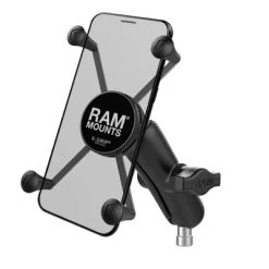 RAM MOUNTS RAM X-Grip Large Phone Mount With Motorcycle Handlebar Clamp Base