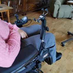 RAM MOUNTS RAM Phone Mount For Wheelchair Armrests With Quick Release & Swivel -RAM MOUNTS Store RAP AAPR WCT 419 UN7U 5