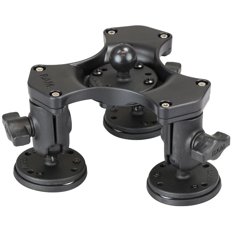 RAM MOUNTS RAM® Triple Ball And Socket Magnetic Base With Ball 3 RAM MOUNTS RAM® Triple Ball And Socket Magnetic Base With Ball
